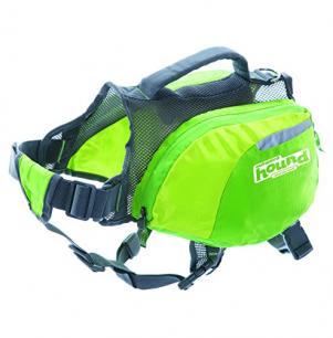 Outward Hound Green Dog Backpack Day Pack